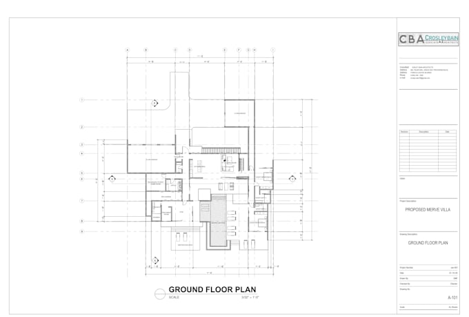 2d architectural services thru autocad